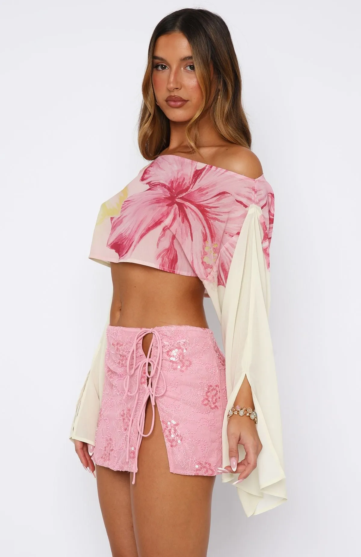 Desert Drifts Long Sleeve Top Oasis Bloom sold by White Fox Boutique product image thumbnail 3