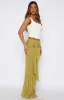 Out At Sea Knit Maxi Skirt Chartreuse sold by White Fox Boutique