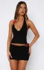Summer Dreamin' Mini Skirt Black sold by White Fox Boutique
