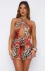 Show Me The World Mini Dress Savage Bloom sold by White Fox Boutique