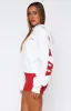 Serving Up Cropped Hoodie Grey Marle sold by White Fox Boutique