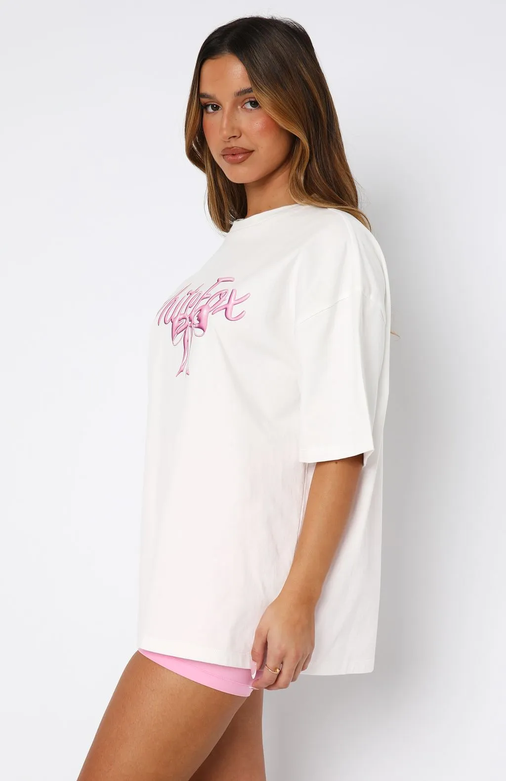 Protecting What's Mine Oversized Tee White sold by White Fox Boutique product image thumbnail 3