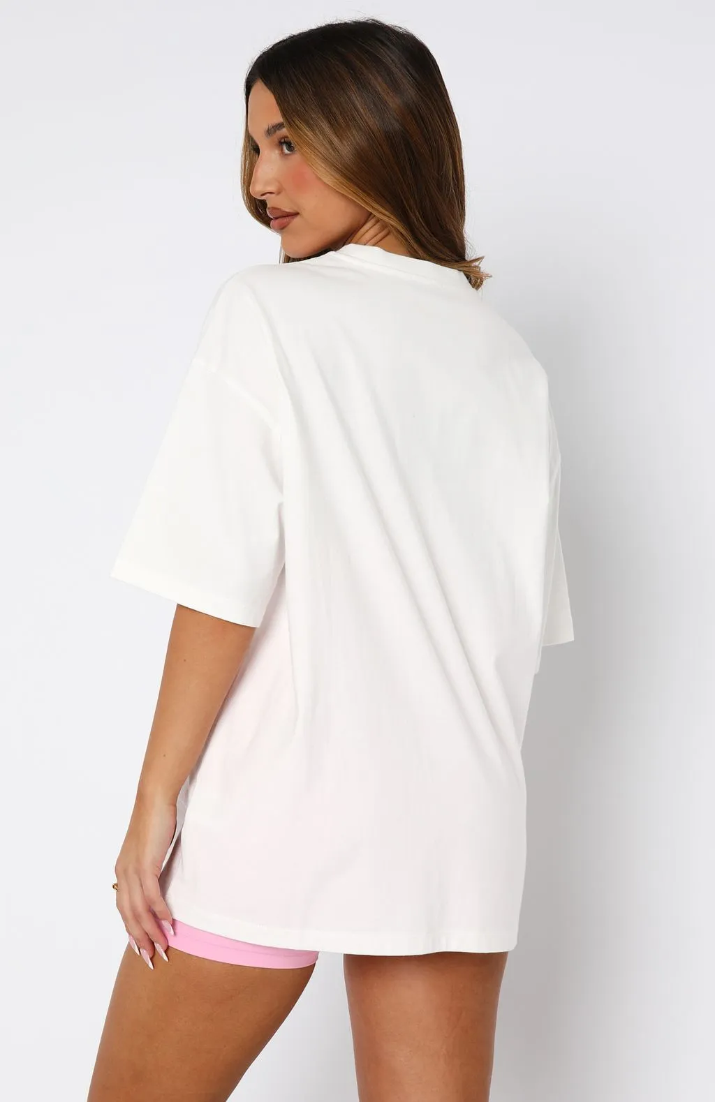 Protecting What's Mine Oversized Tee White sold by White Fox Boutique product image thumbnail 4