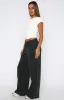 Give It A Rest Wide Leg Sweatpants Forest Green sold by White Fox Boutique