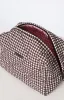 Getting Ready Cosmetic Bag Choc Gingham sold by White Fox Boutique