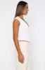 About Us V Neck Top White sold by White Fox Boutique