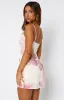 Summer Fling Mini Dress Lemon Orchid sold by White Fox Boutique
