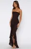 Still Got It Mesh Maxi Dress Chocolate sold by White Fox Boutique