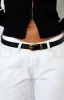 Milo Belt Black/Gold sold by White Fox Boutique