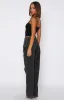 Bethany Mid Rise Straight Leg Jeans Black Acid sold by White Fox Boutique