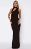 Sugar High Maxi Dress Chocolate sold by White Fox Boutique