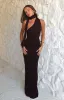 Sugar High Maxi Dress Chocolate sold by White Fox Boutique