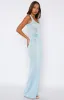 Marine Mist Sequin Knit Maxi Dress Blue sold by White Fox Boutique