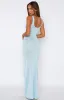Marine Mist Sequin Knit Maxi Dress Blue sold by White Fox Boutique