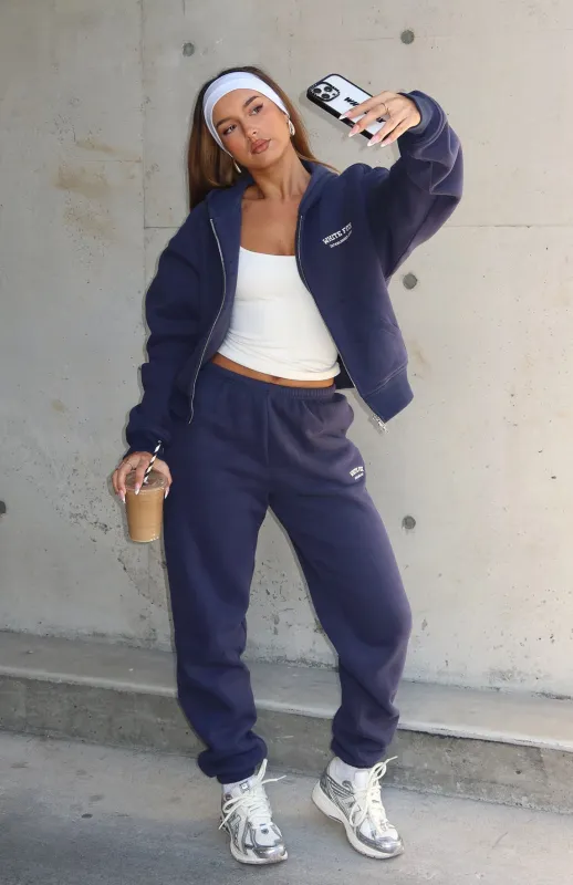 Can't Miss It Sweatpants Navy sold by White Fox Boutique