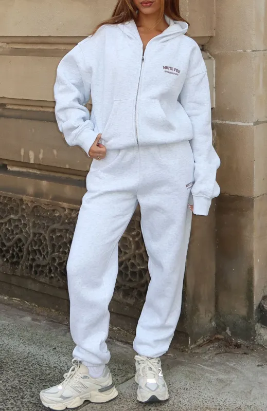 Can't Miss It Sweatpants Grey Marle/Rose Gold sold by White Fox Boutique