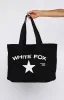 Never Wrong Tote Bag Black/White sold by White Fox Boutique