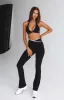 Reflex Flare Leggings Black/White sold by White Fox Boutique