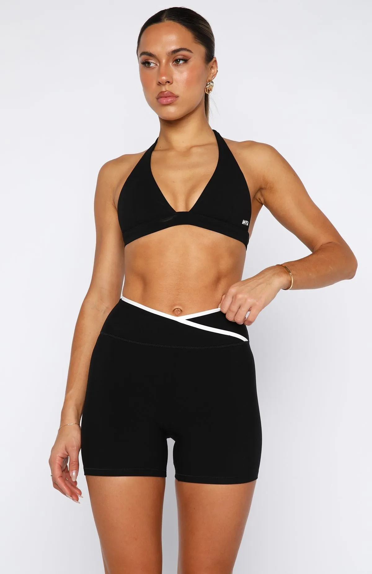Courage Sports Bra Black sold by White Fox Boutique product image thumbnail 2