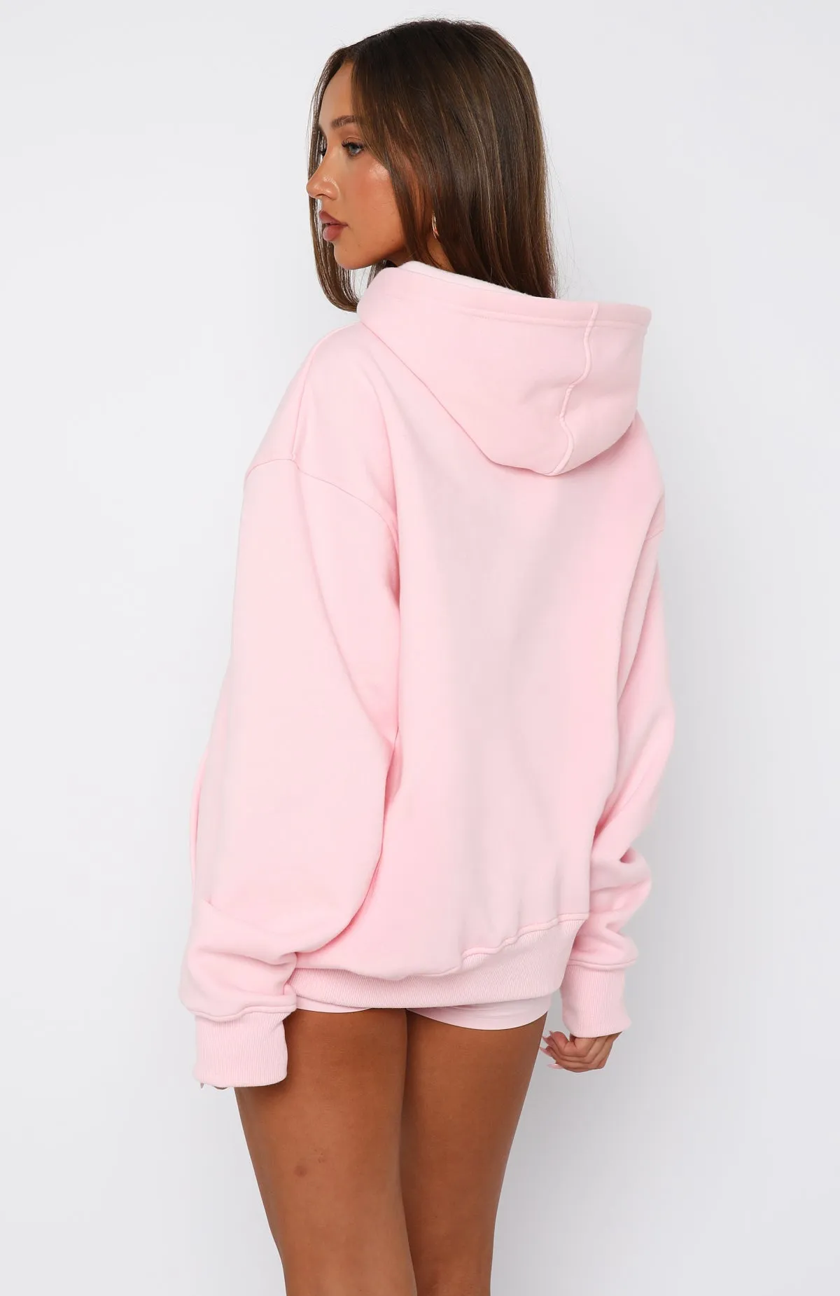 Sweet Sweet Moments Oversized Hoodie Pink sold by White Fox Boutique product image thumbnail 4