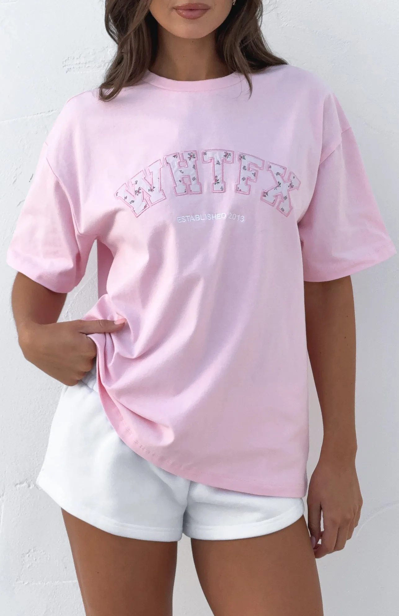 Sweet Sweet Moments Oversized Tee Pink sold by White Fox Boutique product image thumbnail 5