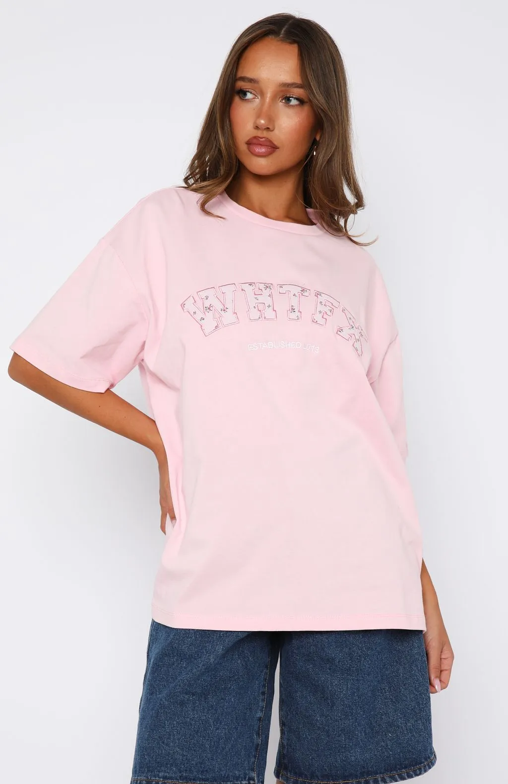 Sweet Sweet Moments Oversized Tee Pink sold by White Fox Boutique product image thumbnail 2