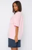 Sweet Sweet Moments Oversized Tee Pink sold by White Fox Boutique