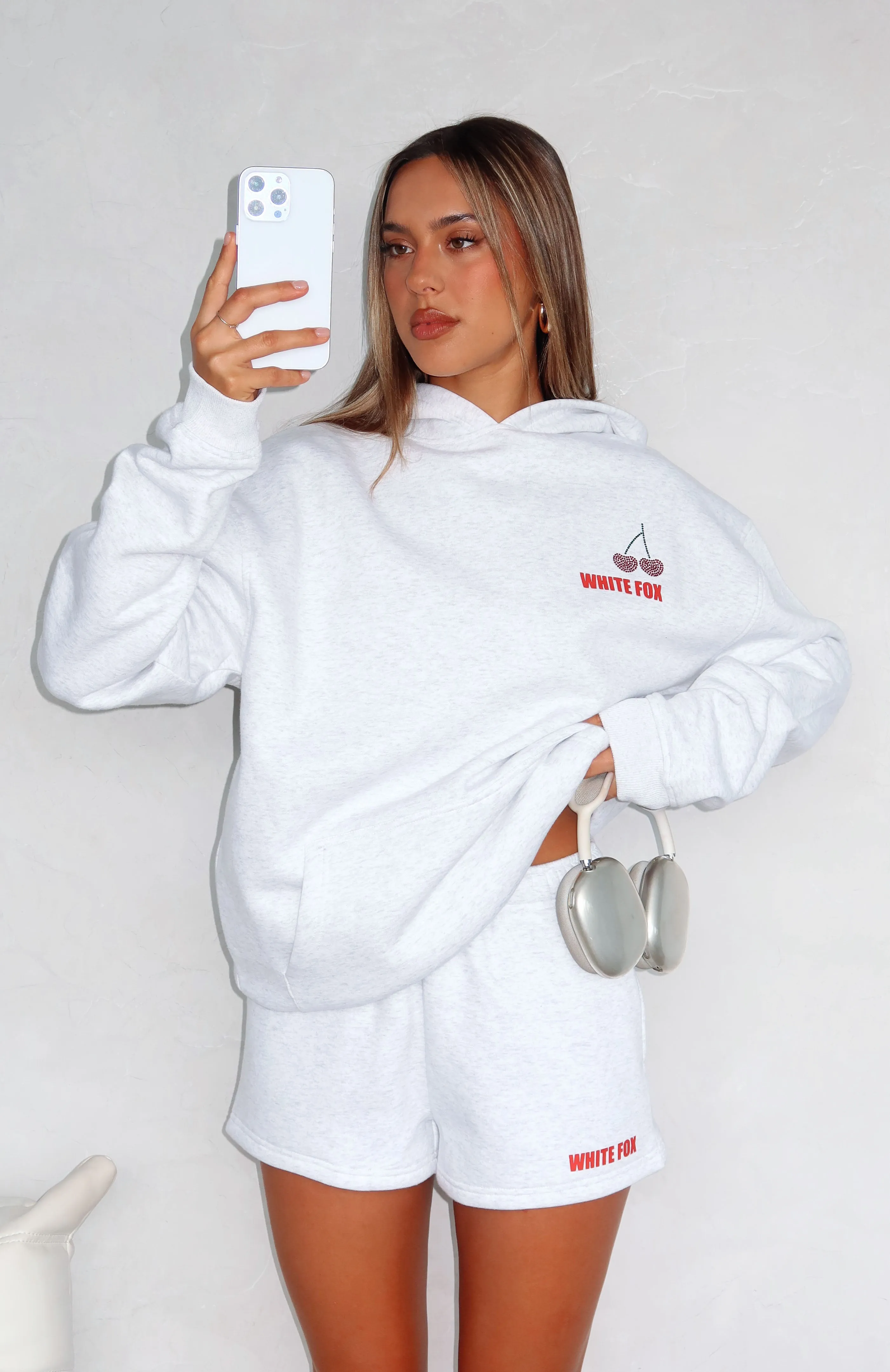 Made With Love Shorts Grey Marle sold by White Fox Boutique