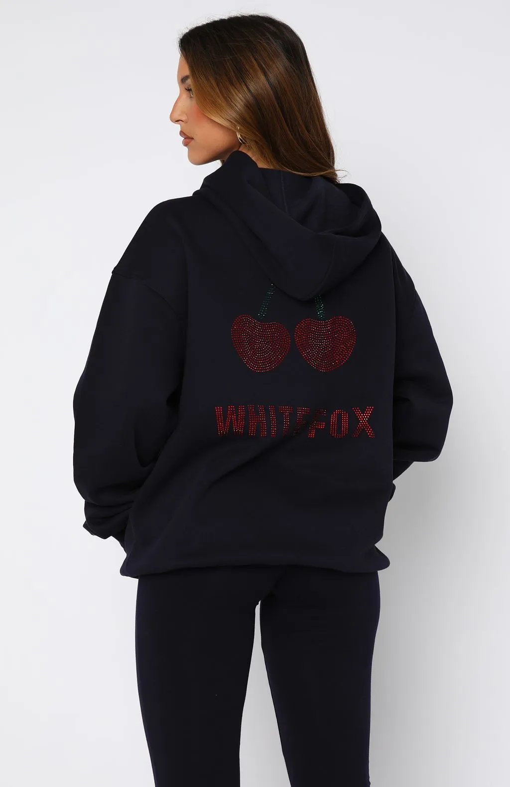 Made With Love Oversized Hoodie Navy sold by White Fox Boutique product image thumbnail 4