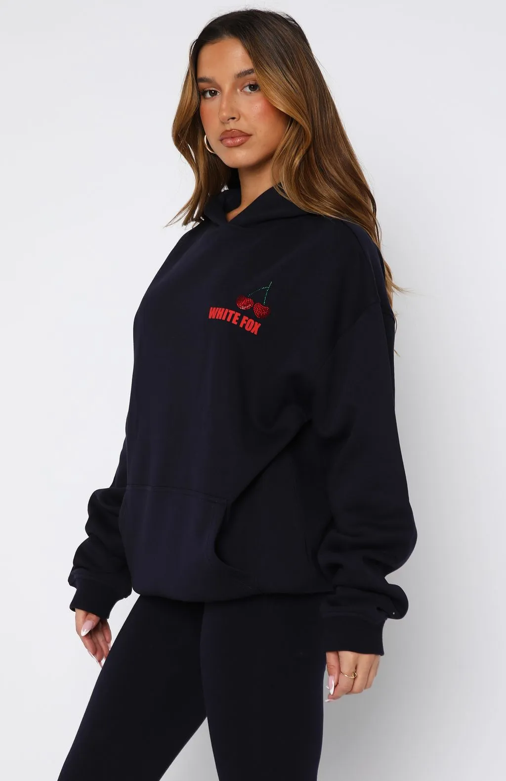 Made With Love Oversized Hoodie Navy sold by White Fox Boutique product image thumbnail 3