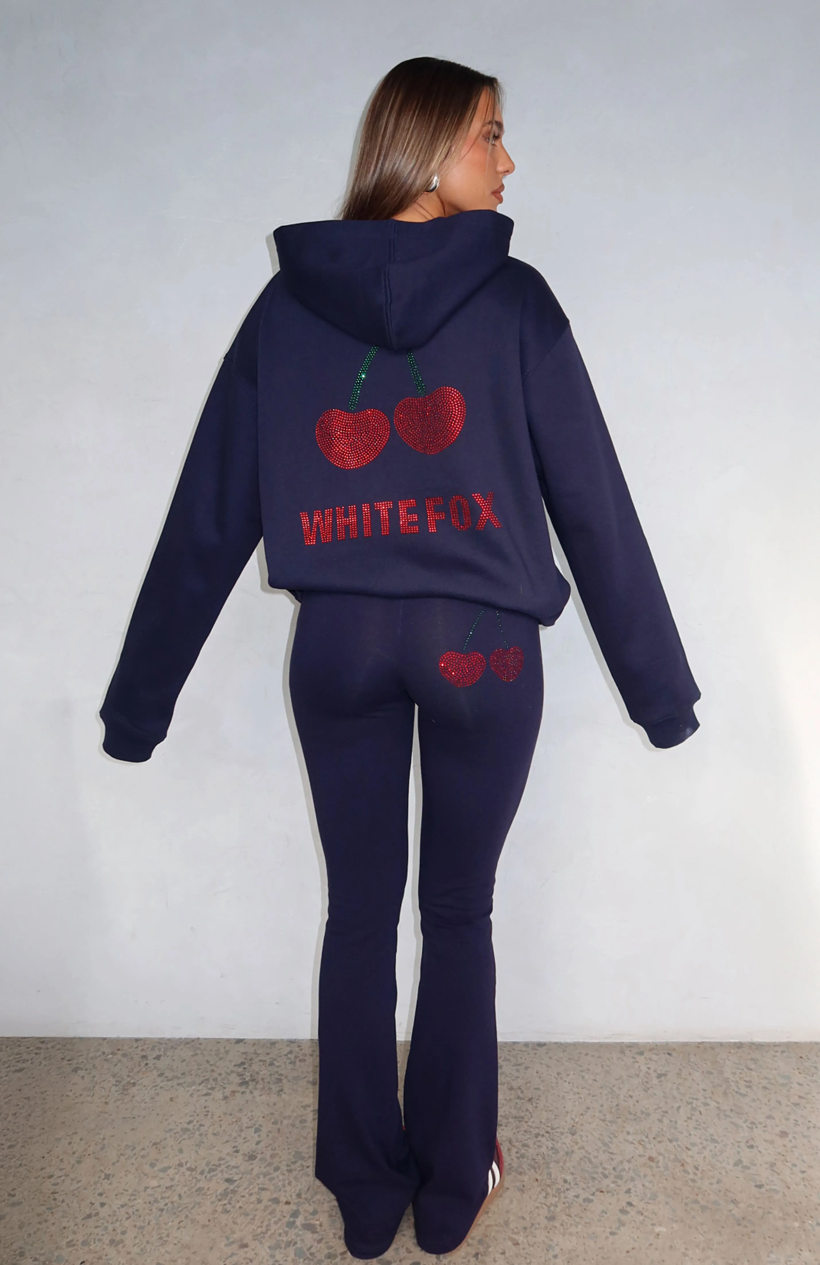 Made With Love Flare Pants Navy sold by White Fox Boutique