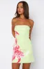 Make Up My Mind Sequin Mini Dress Lime Spritz sold by White Fox Boutique