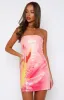 Make Up My Mind Sequin Mini Dress Blossom Petal sold by White Fox Boutique
