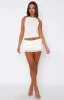 Hard to Forget Lace Mini Skort sold by White Fox Boutique