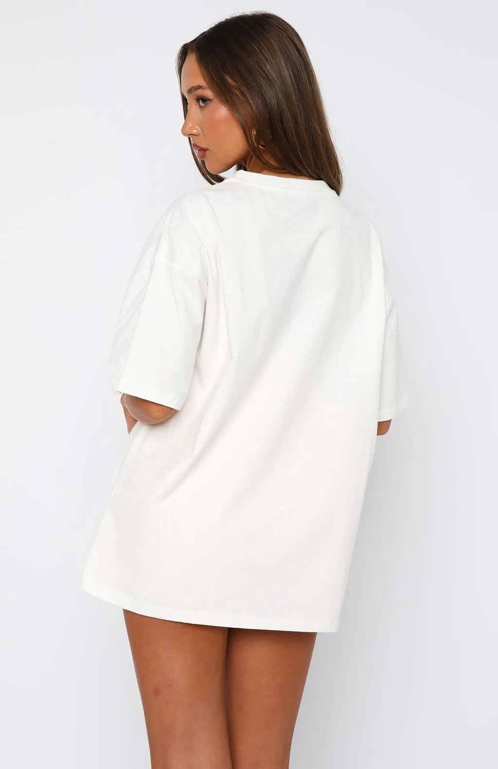 Sweet Cherry Edition Oversized Tee White sold by White Fox Boutique product image thumbnail 4