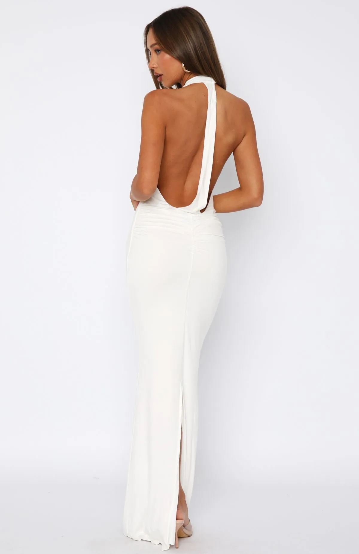 Made For You Maxi Dress White sold by White Fox Boutique product image thumbnail 5