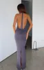 Made For You Maxi Dress Steel sold by White Fox Boutique