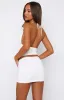 Late Nights Mini Skirt White sold by White Fox Boutique