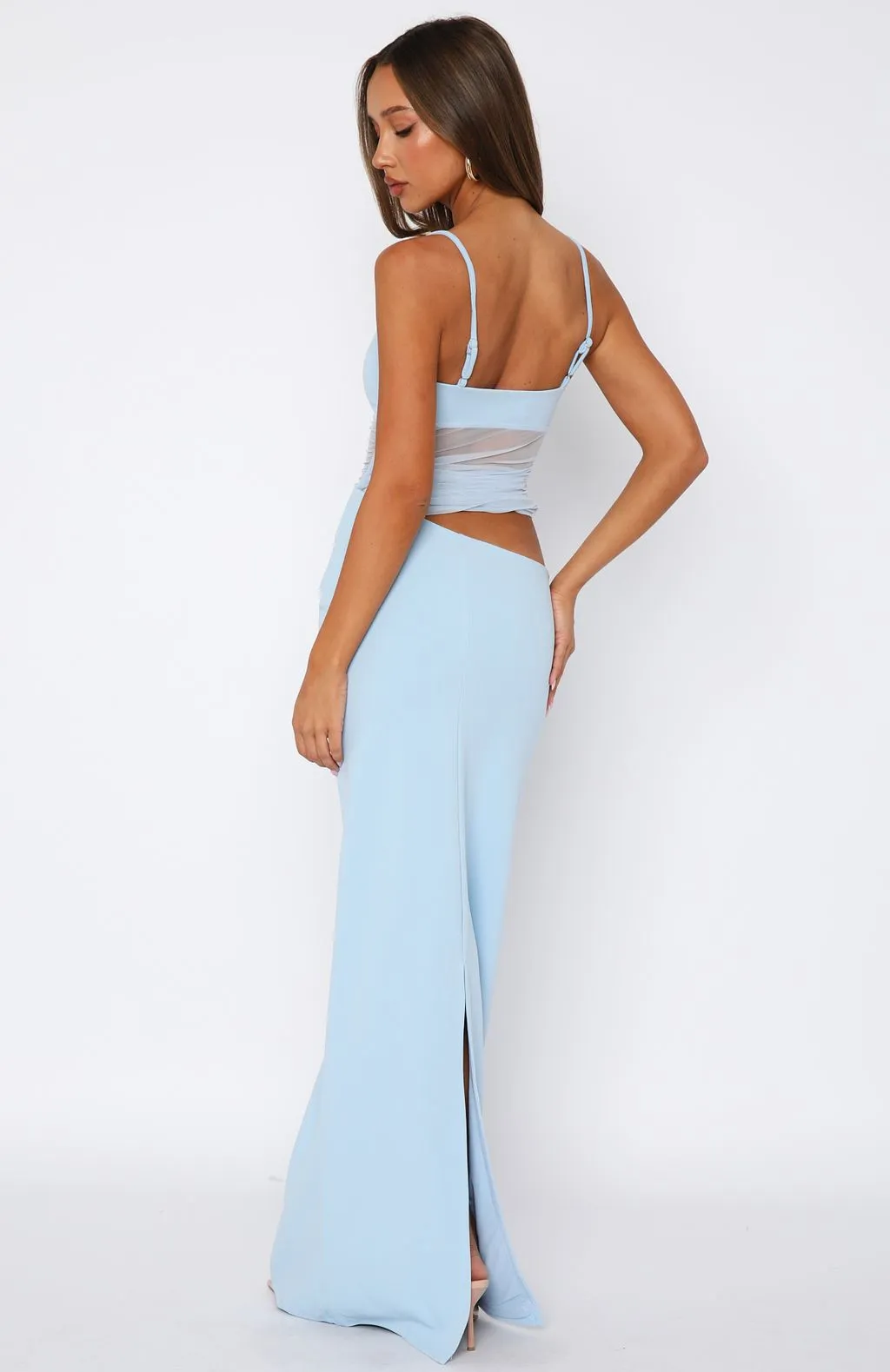 Call Me Up Maxi Dress Blue sold by White Fox Boutique product image thumbnail 4