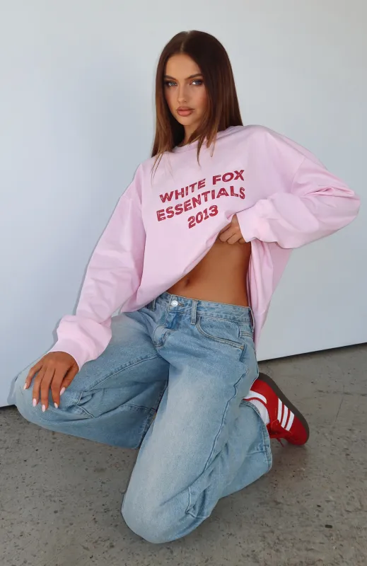 Feel The Vibe Long Sleeve Tee Posy sold by White Fox Boutique