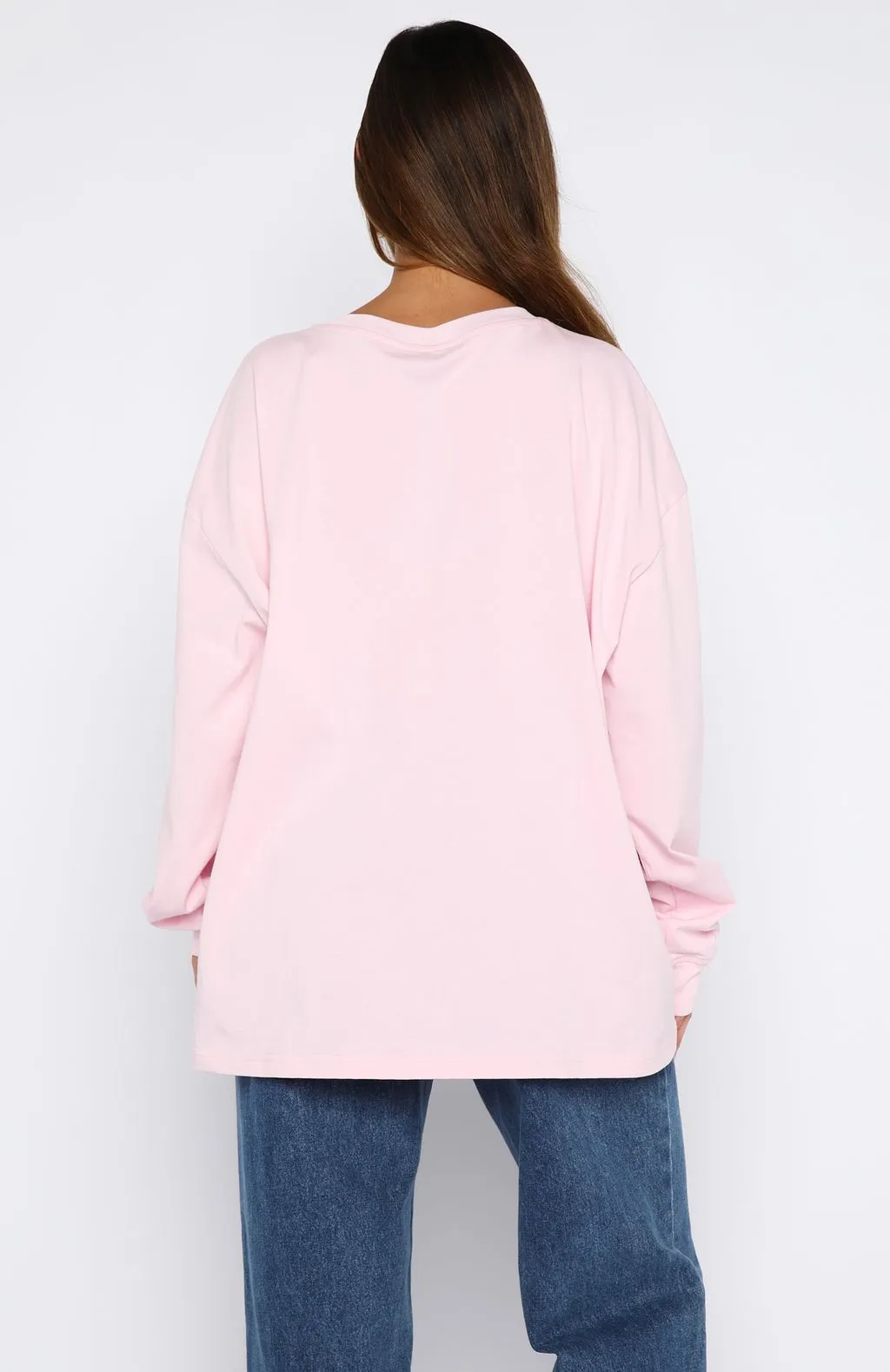 Feel The Vibe Long Sleeve Tee Posy sold by White Fox Boutique product image thumbnail 4