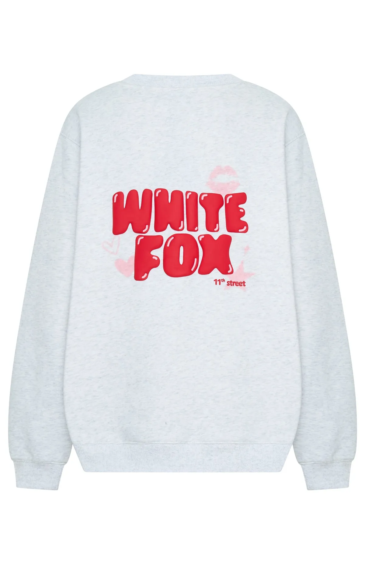 11th Street Sweet Kisses Oversized Sweater Cherry Glaze sold by White Fox Boutique product image thumbnail 5