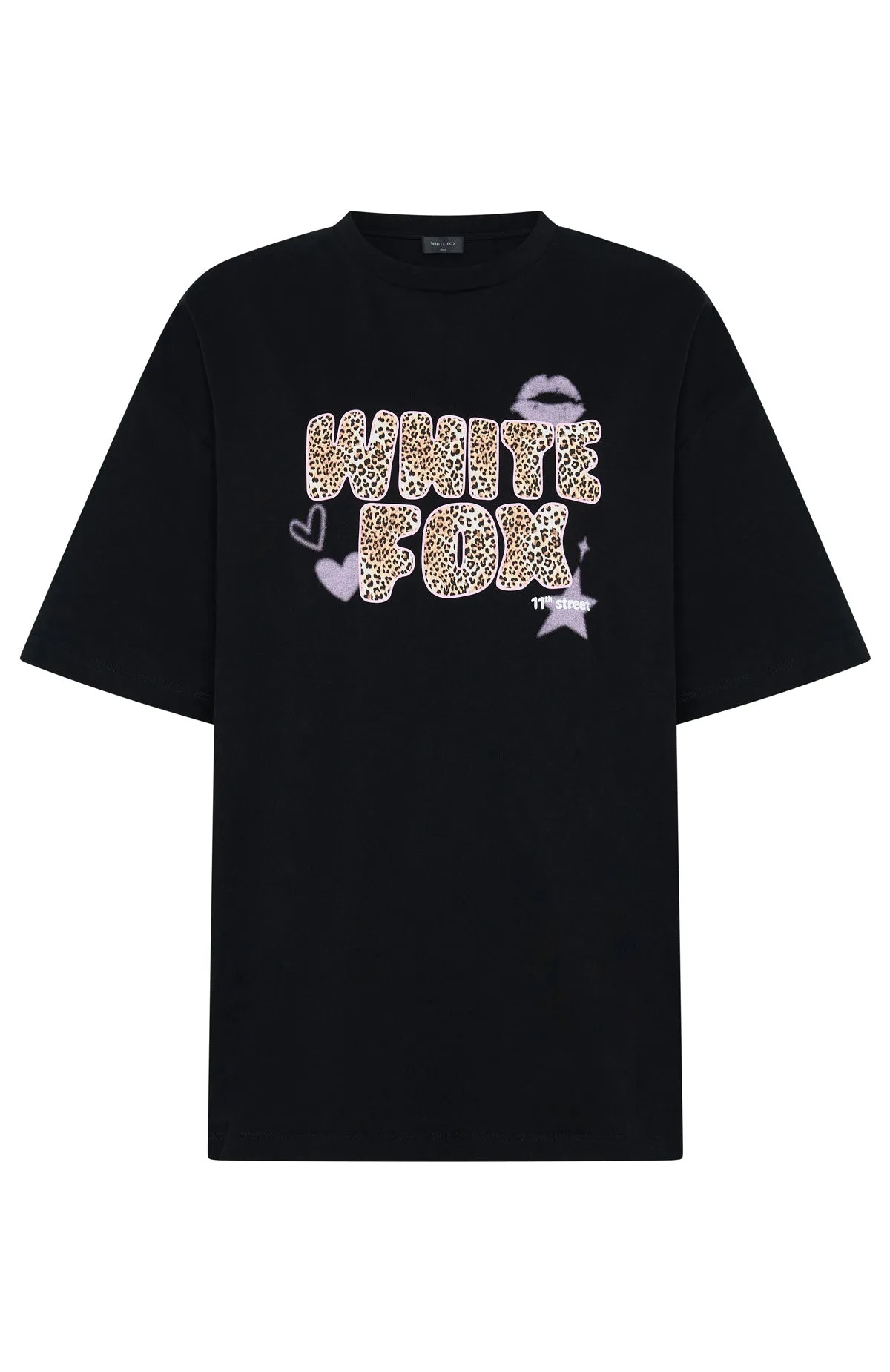 11th Street She's So Lucky Oversized Tee Licorice sold by White Fox Boutique product image thumbnail 5