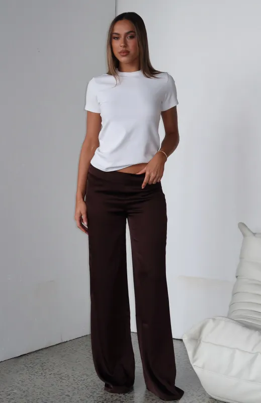 Can't Let Go Pant Chocolate sold by White Fox Boutique