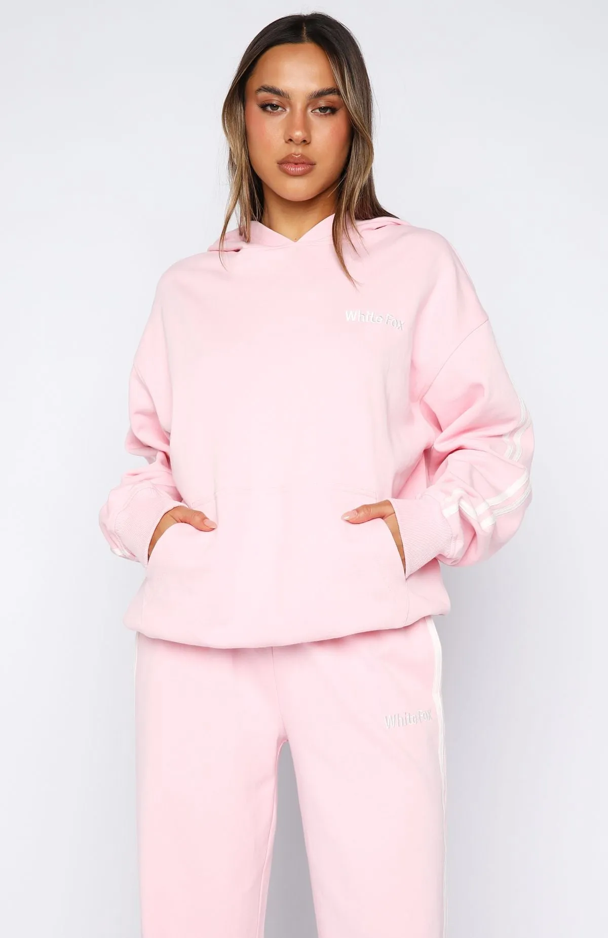Star Student Oversized Hoodie Pink sold by White Fox Boutique product image thumbnail 2