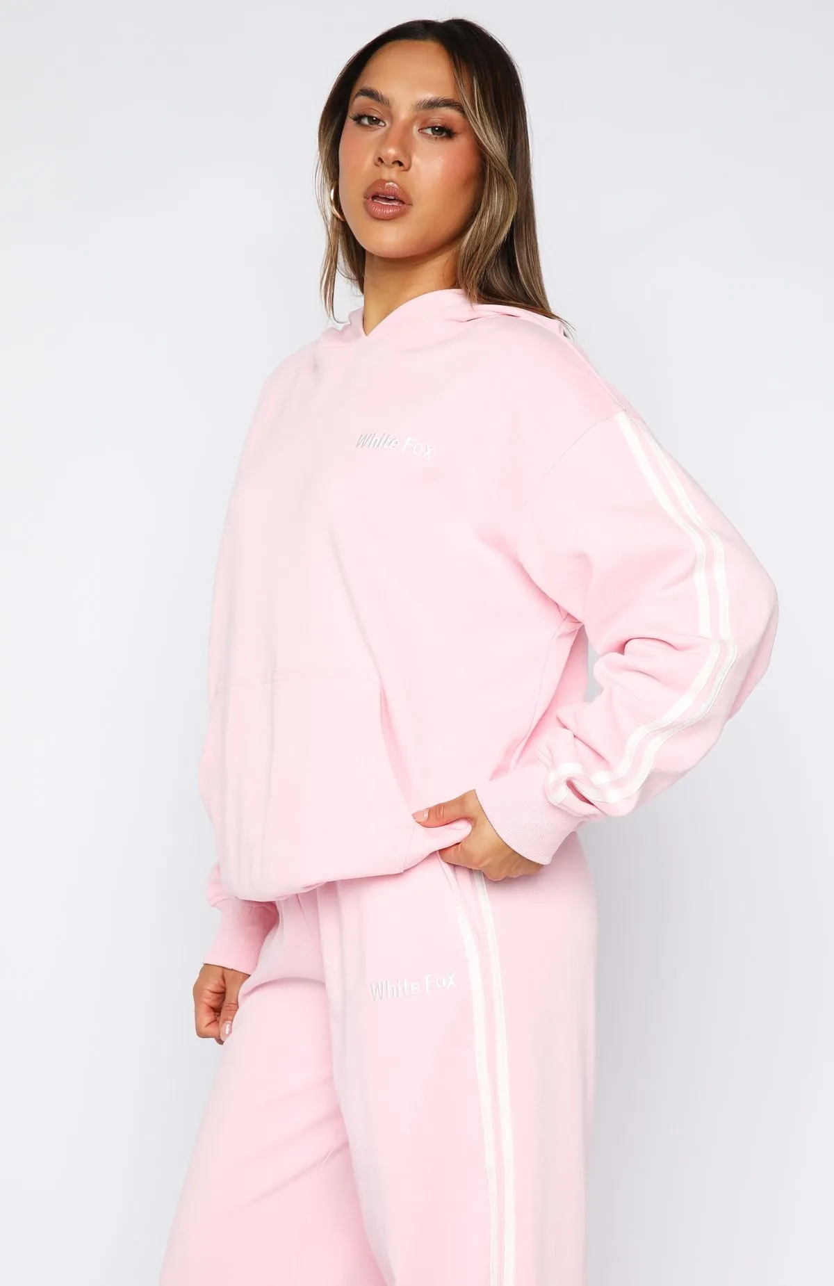 Star Student Oversized Hoodie Pink sold by White Fox Boutique product image thumbnail 3