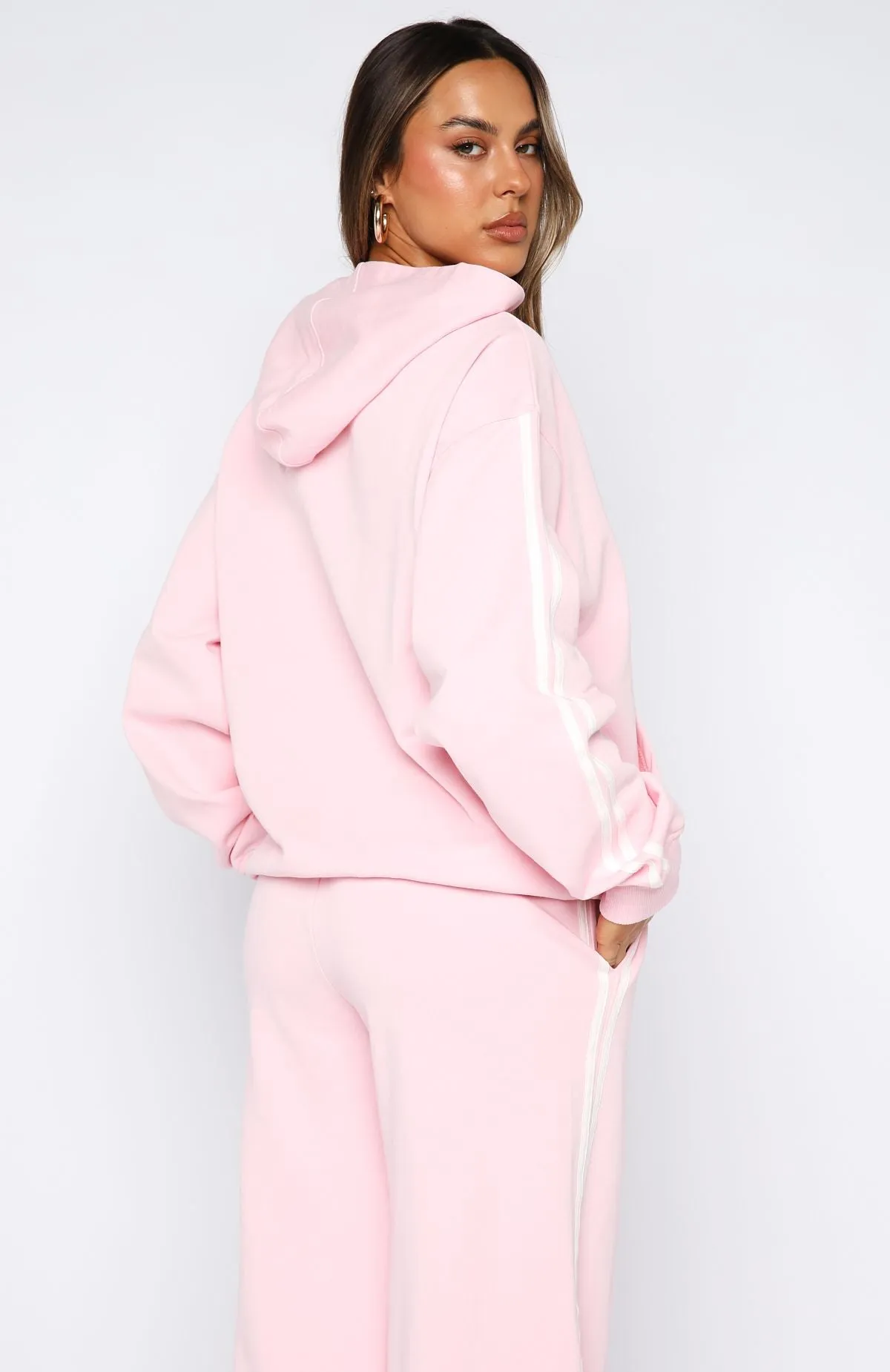 Star Student Oversized Hoodie Pink sold by White Fox Boutique product image thumbnail 4