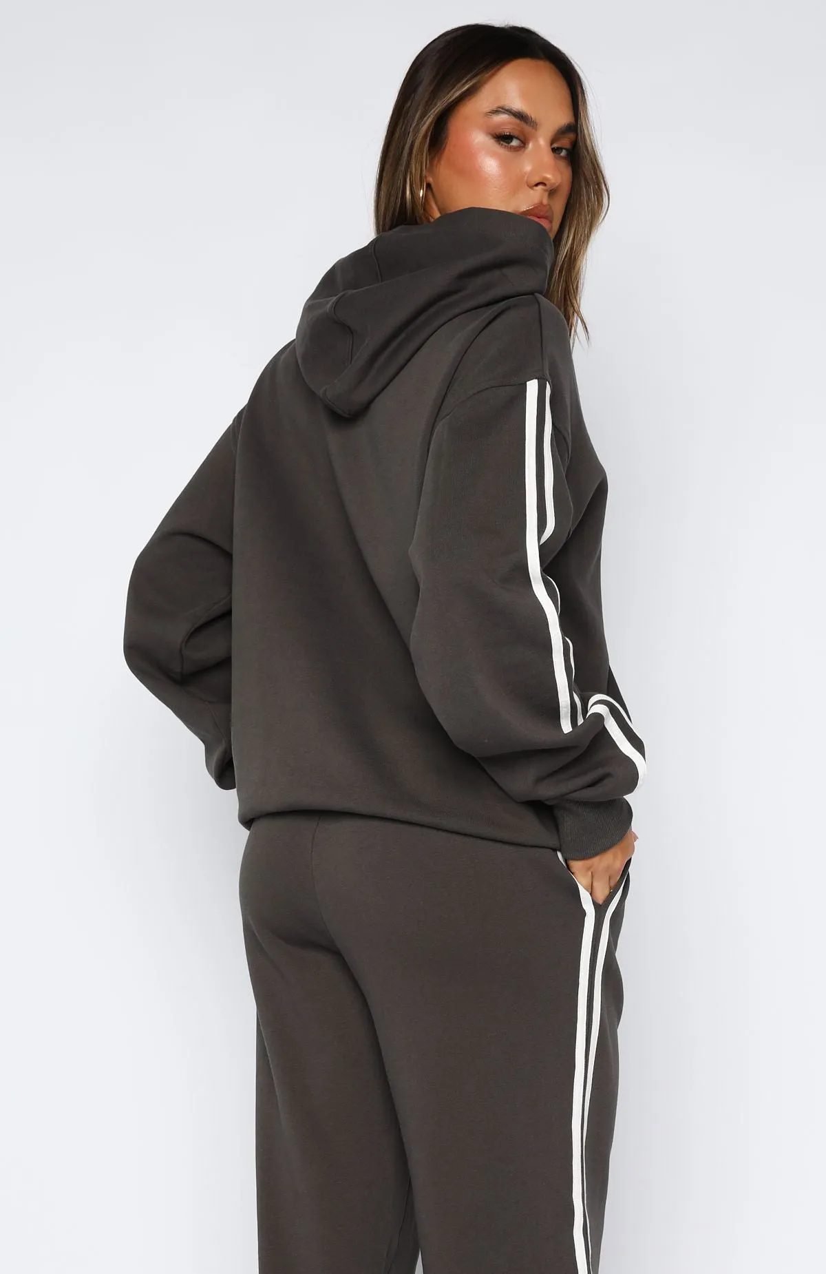 Star Student Oversized Hoodie Charcoal sold by White Fox Boutique product image thumbnail 4