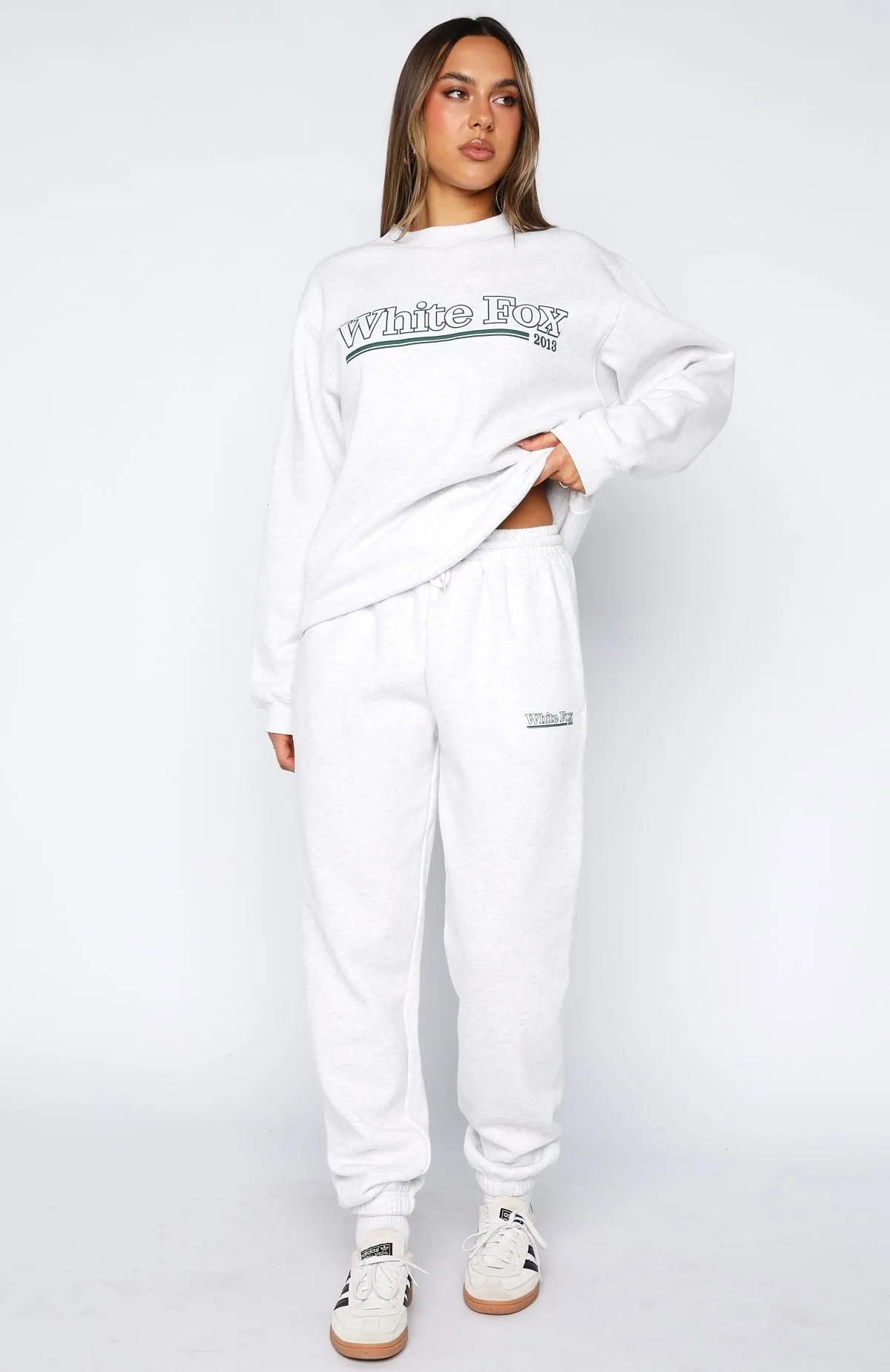 No Hesitation Sweatpants Grey Marle sold by White Fox Boutique product image thumbnail 2