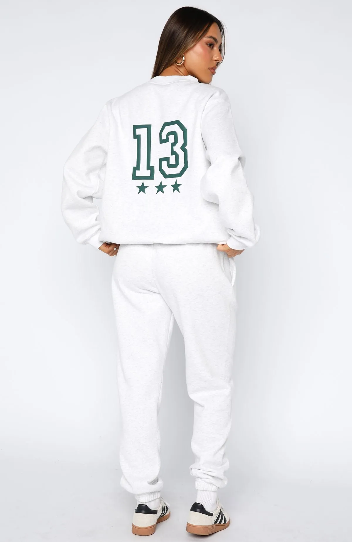 No Hesitation Sweatpants Grey Marle sold by White Fox Boutique product image thumbnail 4